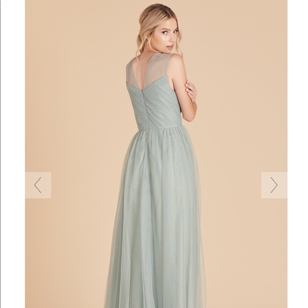 Small Fresh Sage Birdy Grey Bridesmaid Dress